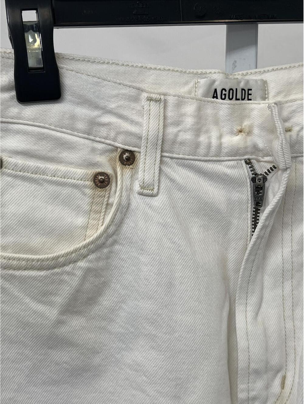 flaw Agolde INDRA SHORT IN FORTUNE COOKIE - Picture 4 of 7